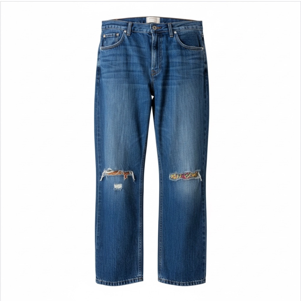 EVERLANE The Summer Jean 32 Boyfriend Jean Boho Bohemian Relaxed Cotton